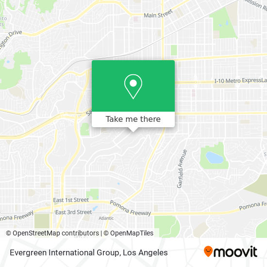 Evergreen International Group map