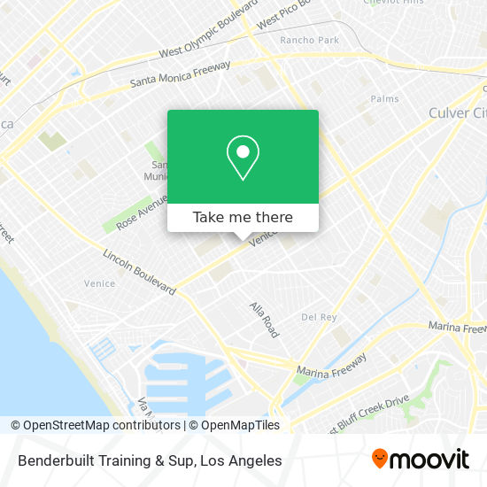 Benderbuilt Training & Sup map