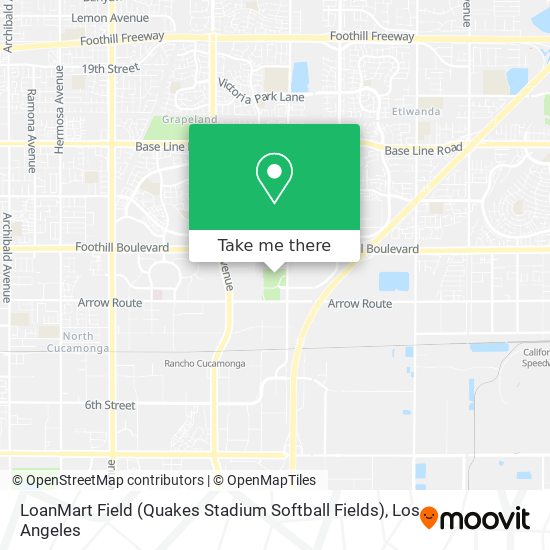 Mapa de LoanMart Field (Quakes Stadium Softball Fields)