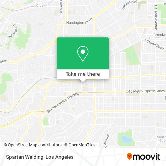 Spartan Welding map