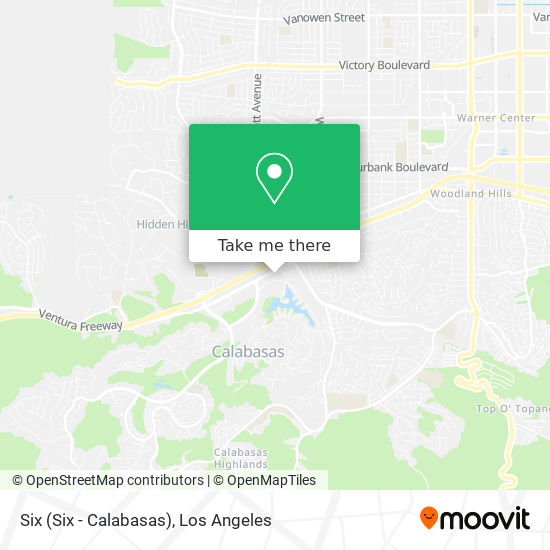 Mapa de Six (Six - Calabasas)