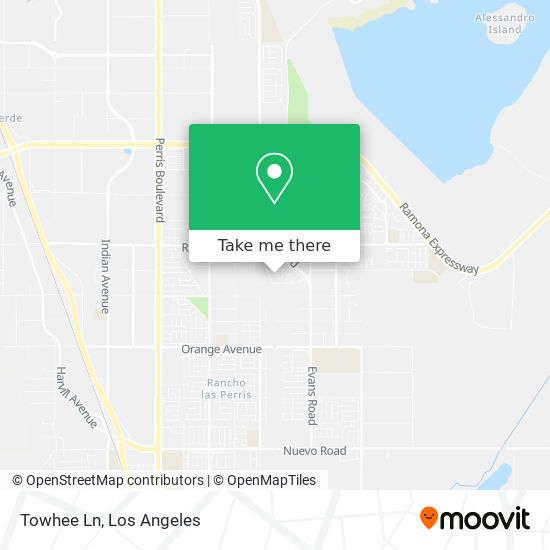 Towhee Ln map