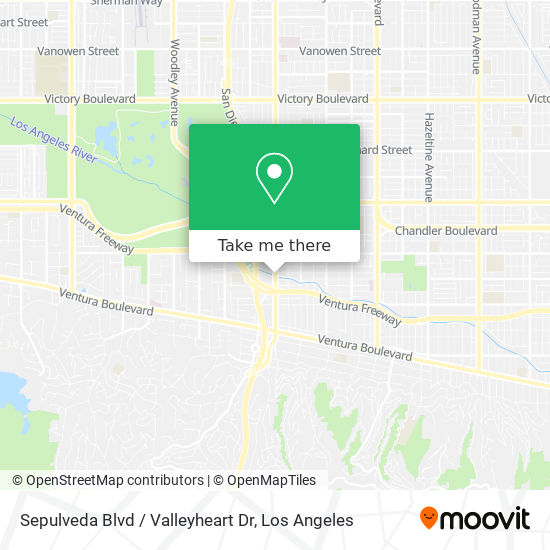 Sepulveda Blvd / Valleyheart Dr map