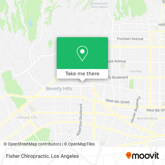 Mapa de Fisher Chiropractic