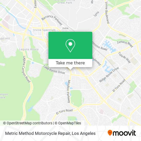 Metric Method Motorcycle Repair map