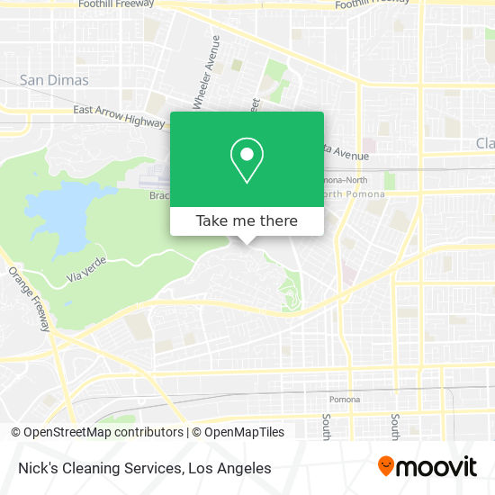 Nick's Cleaning Services map