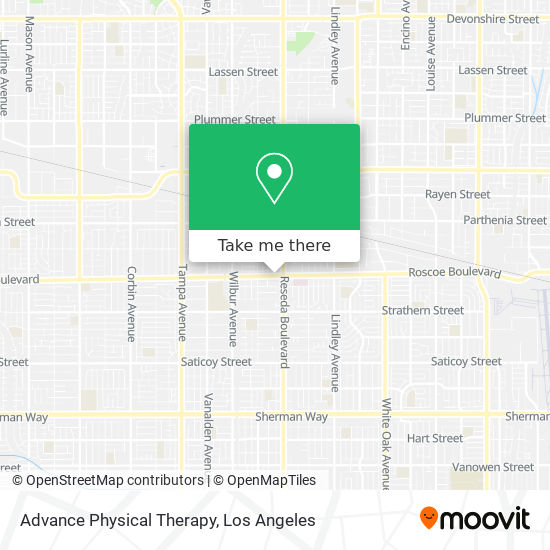Advance Physical Therapy map