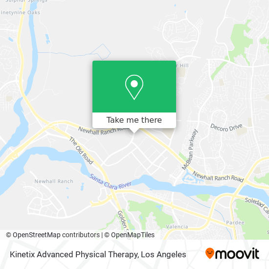 Kinetix Advanced Physical Therapy map