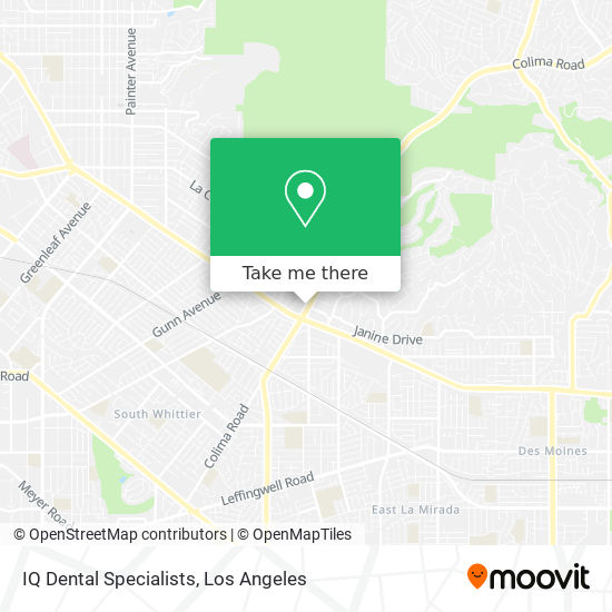 IQ Dental Specialists map