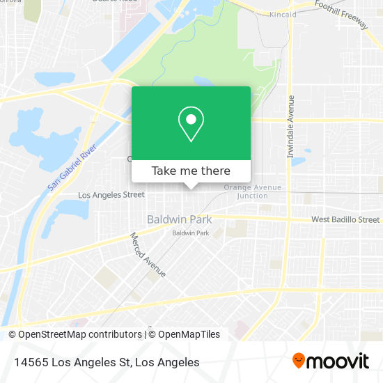 Mapa de 14565 Los Angeles St