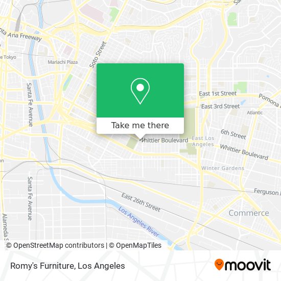 Romy's Furniture map