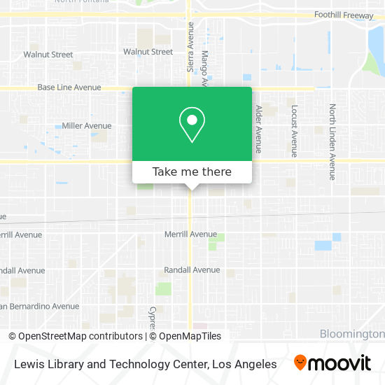 Lewis Library and Technology Center map