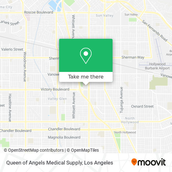 Queen of Angels Medical Supply map