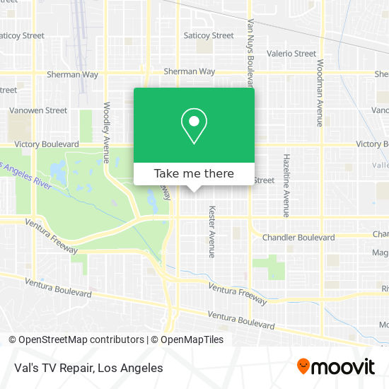 Val's TV Repair map