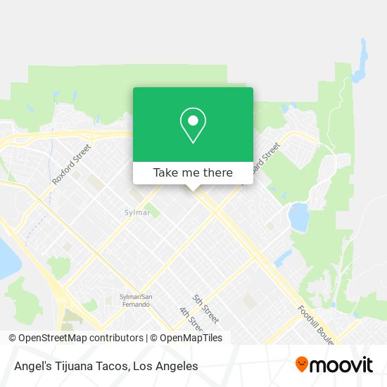 Angel's Tijuana Tacos map