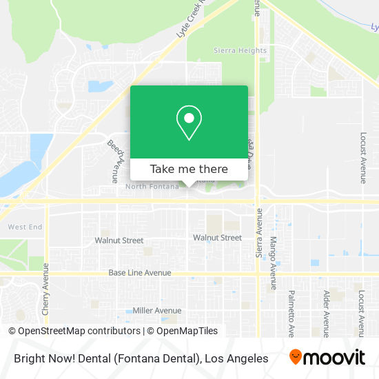 Bright Now! Dental (Fontana Dental) map