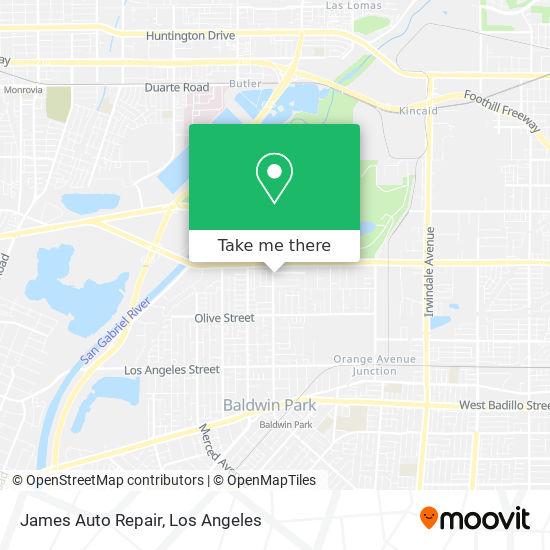 Mapa de James Auto Repair