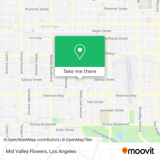 Mid Valley Flowers map