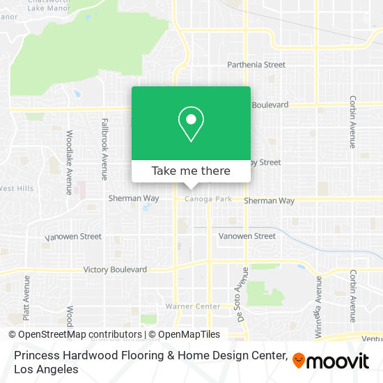 Mapa de Princess Hardwood Flooring & Home Design Center