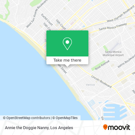 Annie the Doggie Nanny map