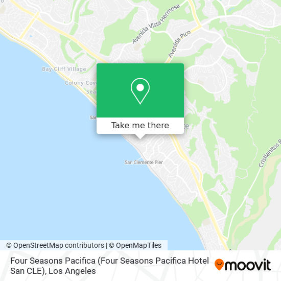 Four Seasons Pacifica (Four Seasons Pacifica Hotel San CLE) map