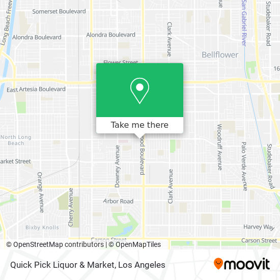 Mapa de Quick Pick Liquor & Market