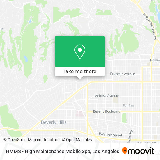 HMMS - High Maintenance Mobile Spa map