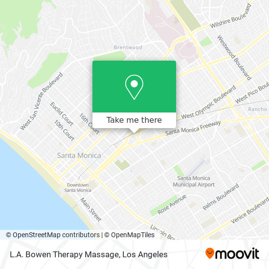 Mapa de L.A. Bowen Therapy Massage