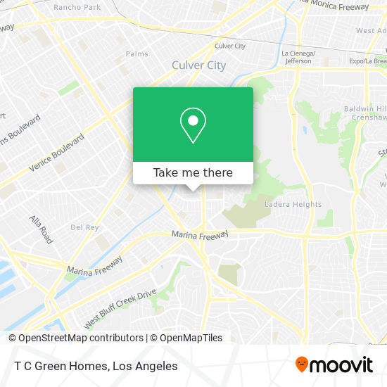 T C Green Homes map