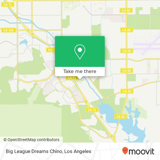 Mapa de Big League Dreams Chino