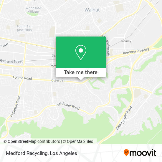 Medford Recycling map