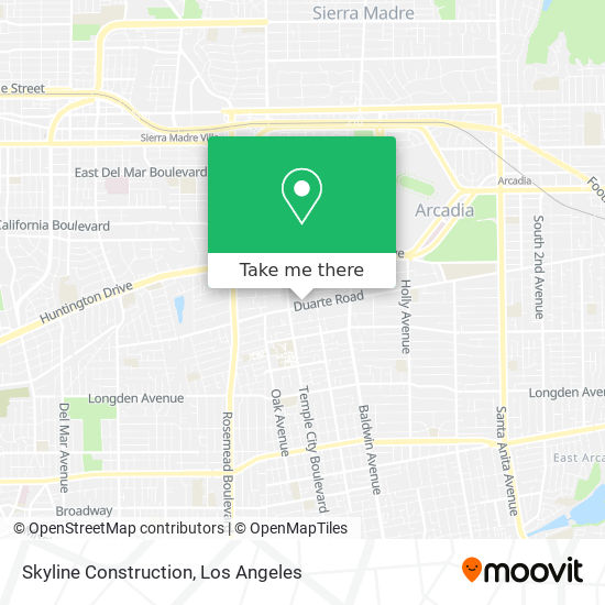 Skyline Construction map