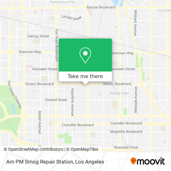 Mapa de Am PM Smog Repair Station