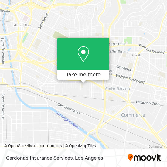 Mapa de Cardona's Insurance Services