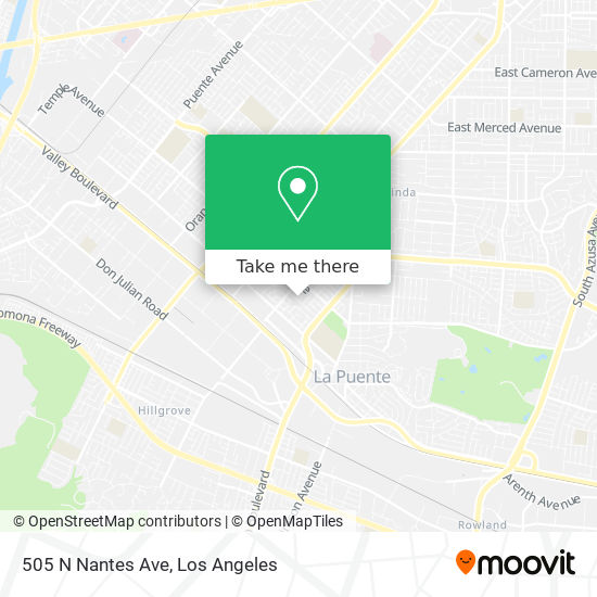 Mapa de 505 N Nantes Ave