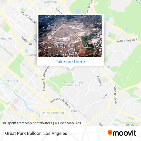 Mapa de Great Park Balloon