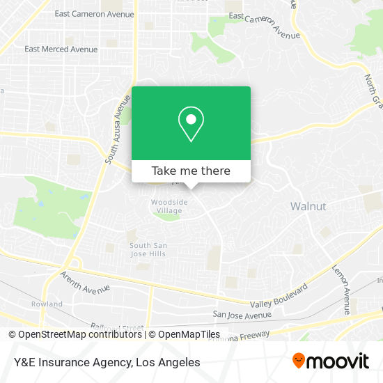 Y&E Insurance Agency map