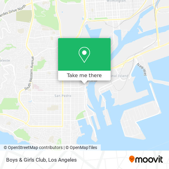 Boys & Girls Club map