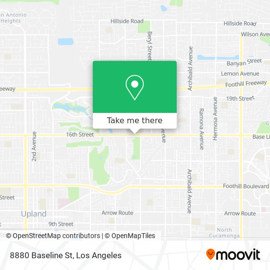 8880 Baseline St map