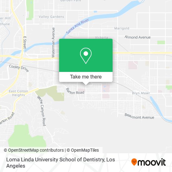 Loma Linda University School of Dentistry map