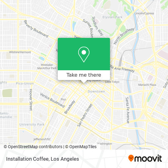 Installation Coffee map