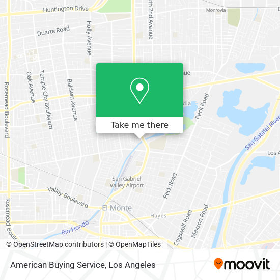 Mapa de American Buying Service