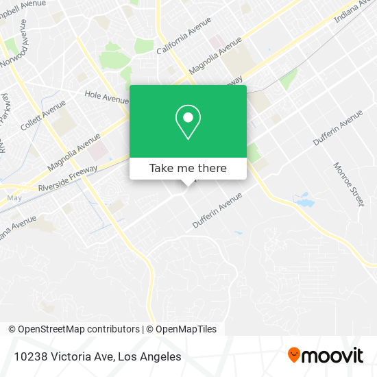 Mapa de 10238 Victoria Ave