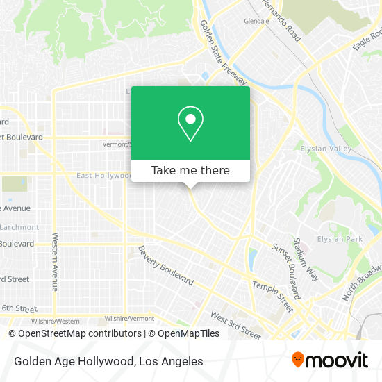 Mapa de Golden Age Hollywood