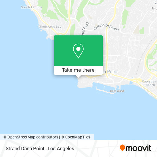 Mapa de Strand Dana Point.