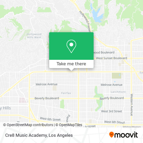 Cre8 Music Academy map