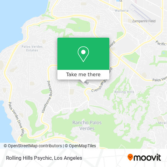 Rolling Hills Psychic map