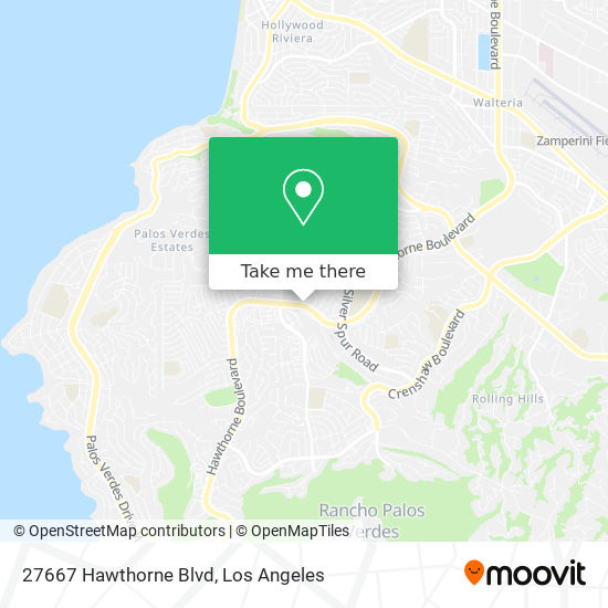 Mapa de 27667 Hawthorne Blvd