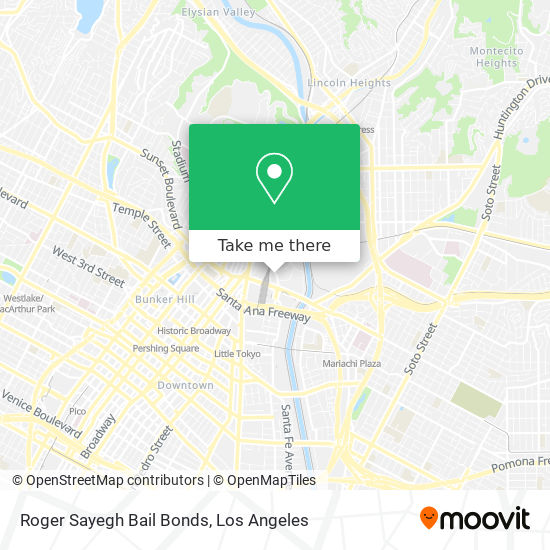 Mapa de Roger Sayegh Bail Bonds