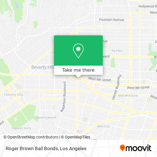 Roger Brown Bail Bonds map